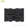 Multi Duplex US power Socket outlet screw terminal